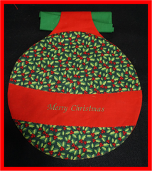 Christmas Bulb Placemat