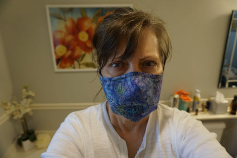 Mask - flat front with darts