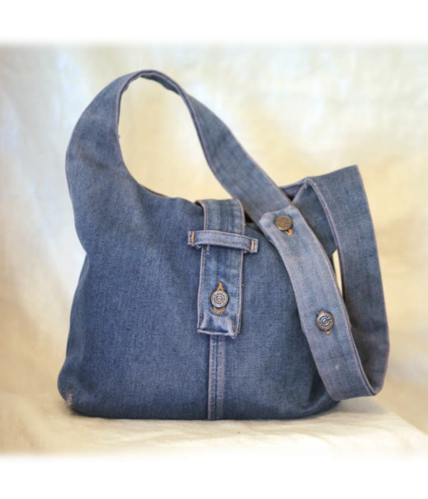 Blue Jean Purse · How To Sew A Denim Bag · Sewing on Cut Out + Keep