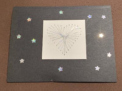 String Art Embroidery CARD