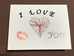String Art Embroidery CARD